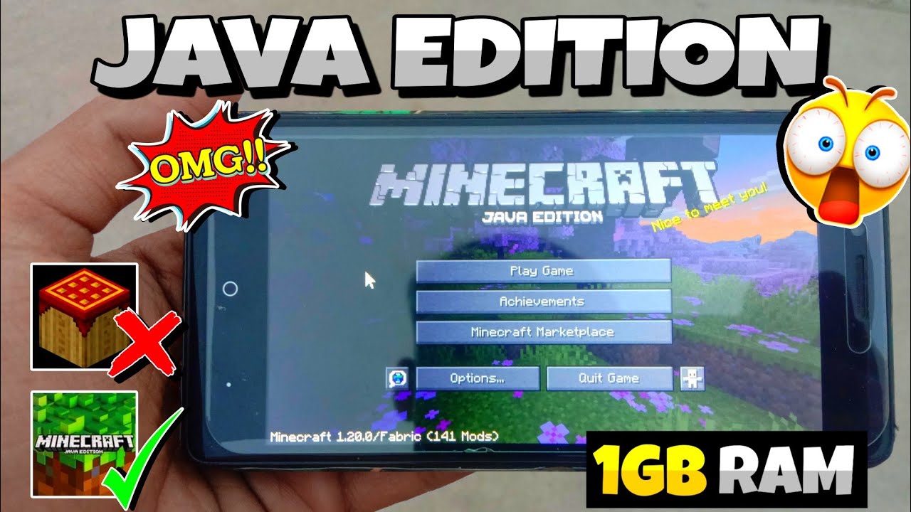 I Install Minecraft Java Edition in 1gb Ram Android Device 📲🤯 || I Install Minecraft Java in Android