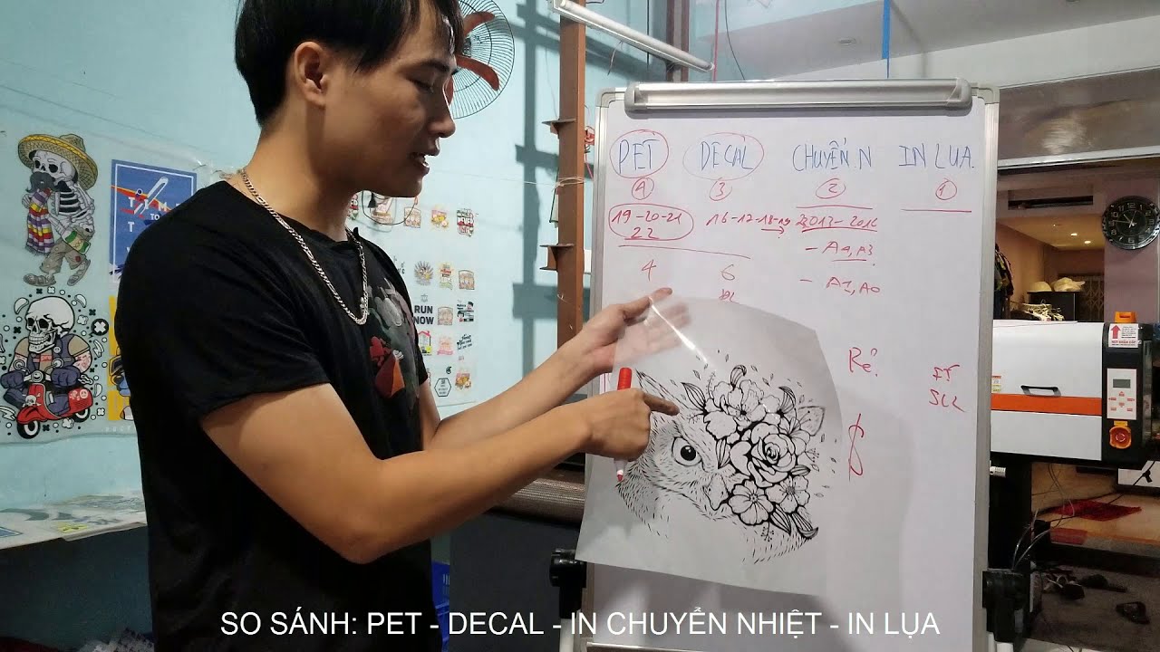 SO SÁNH PET - DECAL - IN CHUYỂN NHIỆT - IN LỤA VÀ LỜI KHUYÊN HỮU ÍCH
