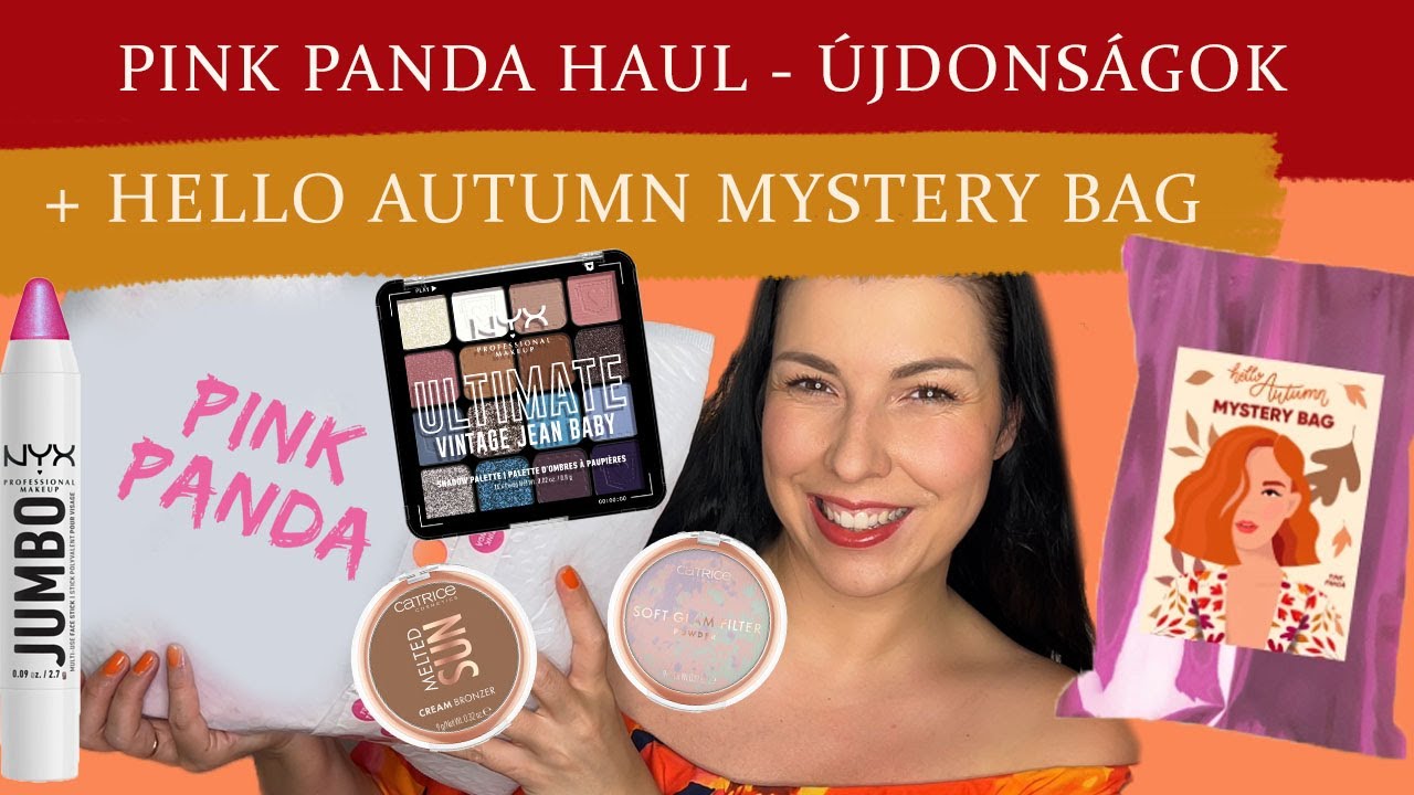 PINK PANDA HAUL - SMINK ÚJDONSÁGOK & HELLO AUTUMN MYSTERY BAG