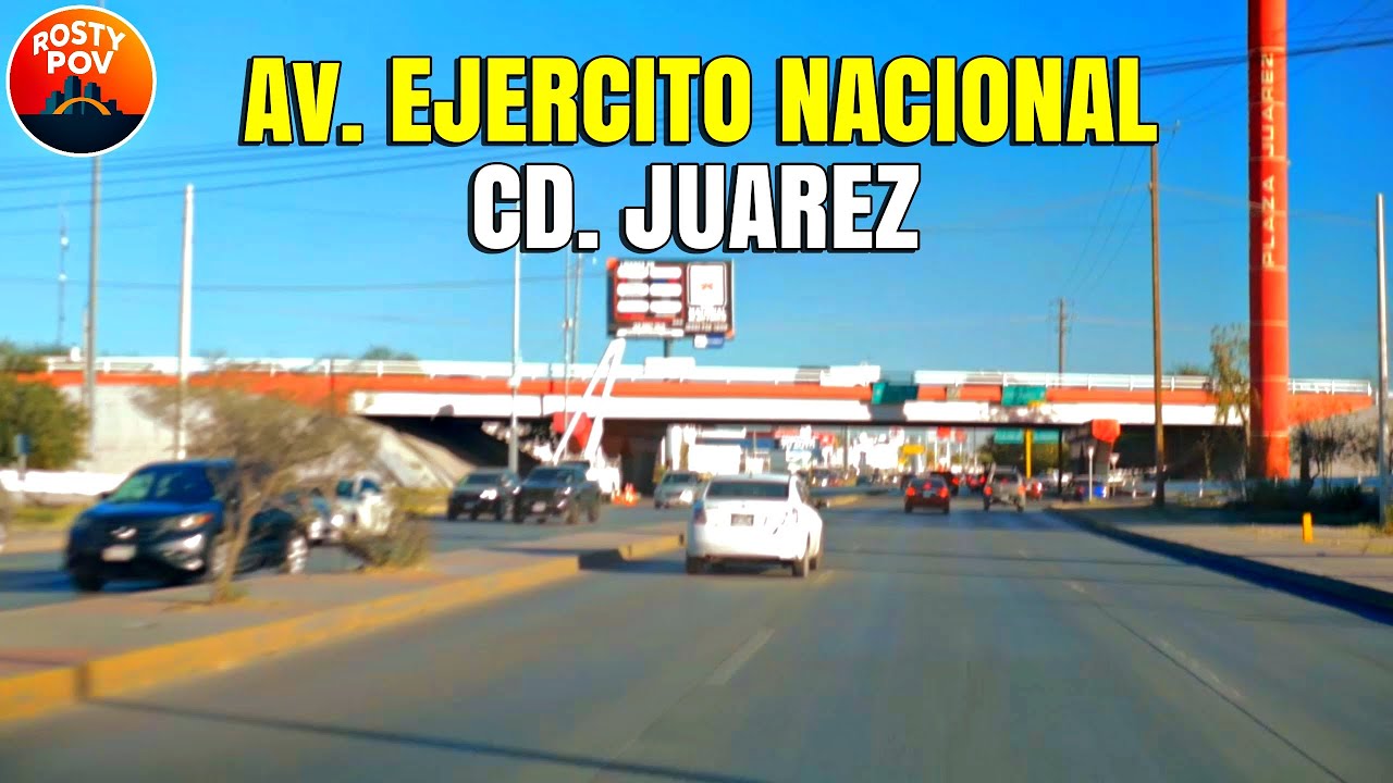 Автомобильная экскурсия по Сьюдад-Хуаресу 🇲🇽 | Насьональ Эхерсито | Расслабляющий драйв 4k