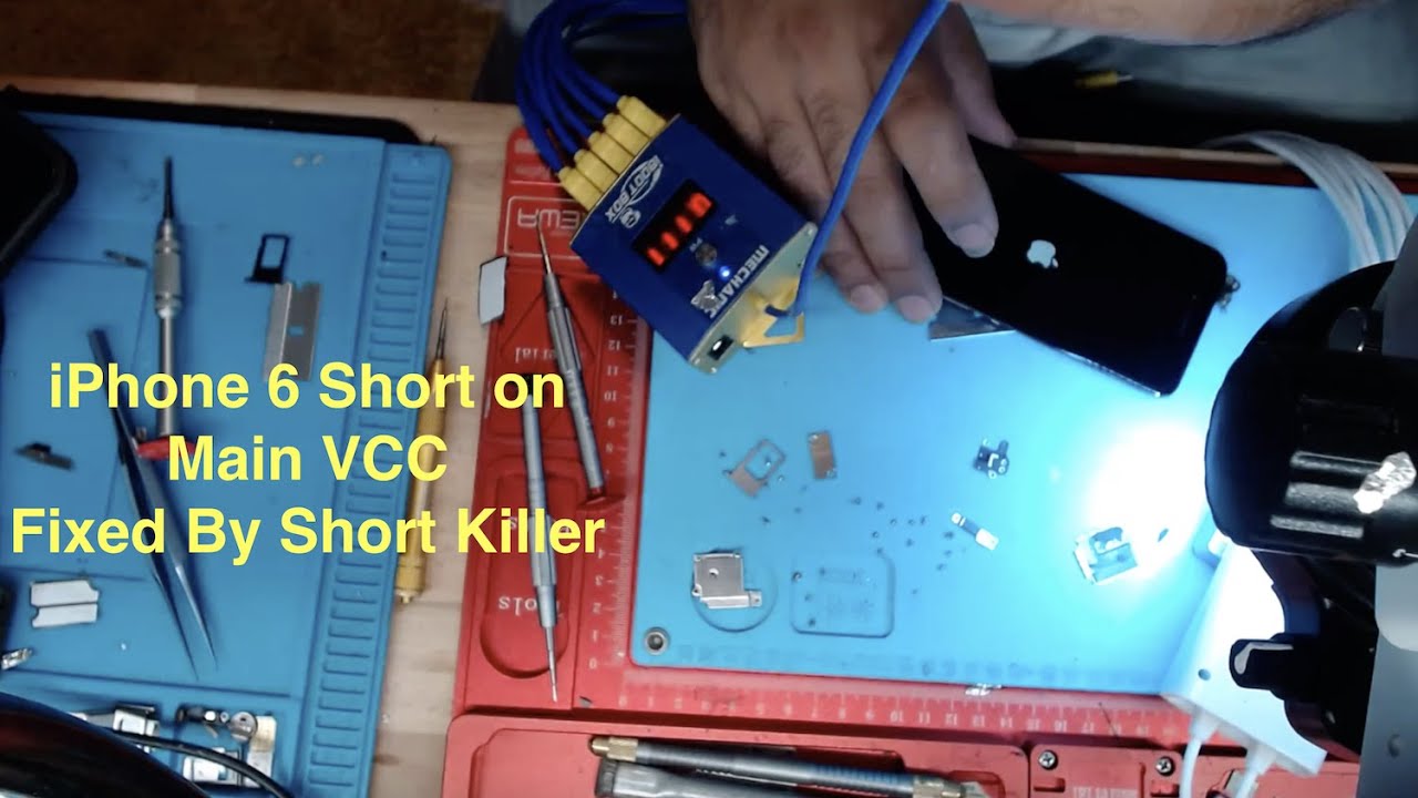 iPhone 6 Short on Main VCC (Fixed With Short Killer)
