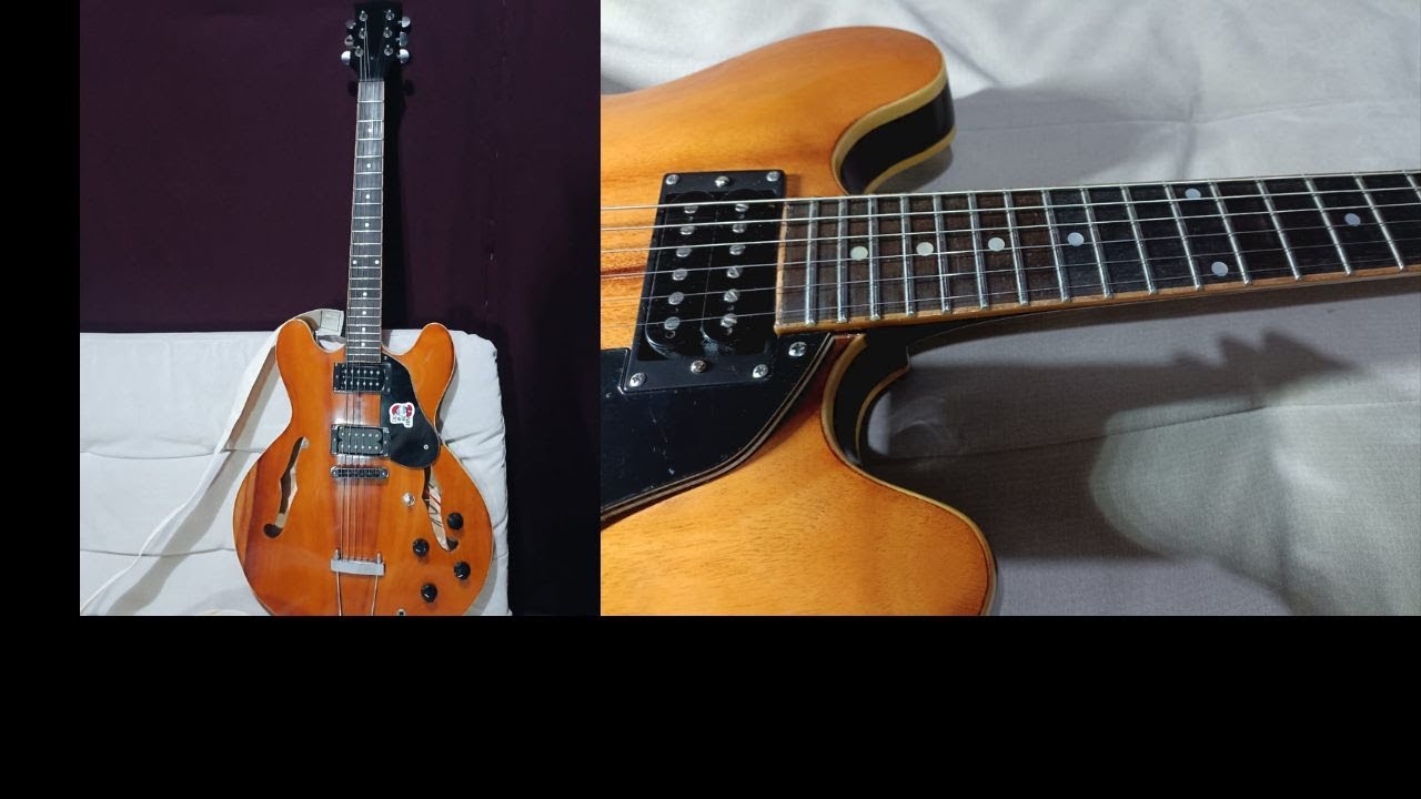 Semi Hollowbody 335 style guitar (no branded)