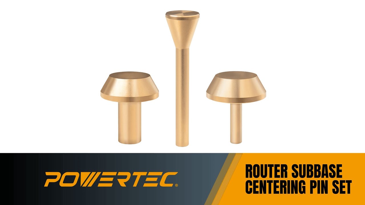 How to Use Router Centering Cone? Router Subbase Centering Pin & Cone - Router Accessories #woodwork