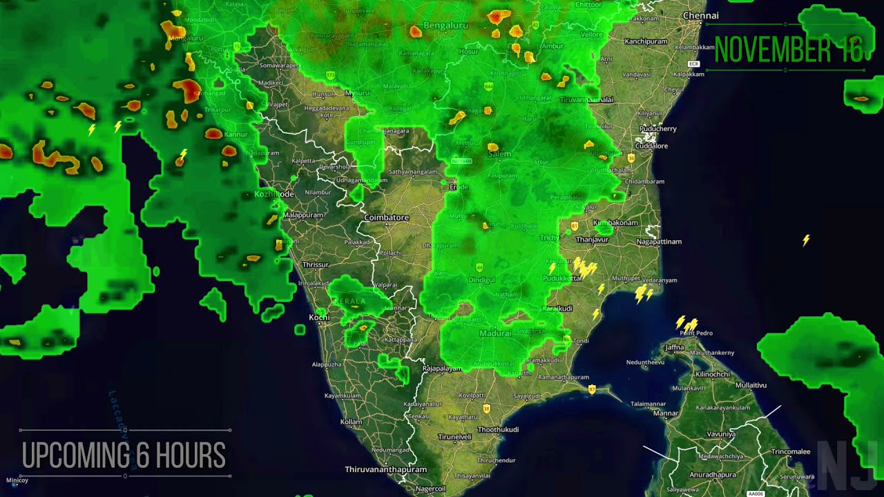 Weather Forecast | Tamil Nadu & Kerala | Past 12 Hrs & Upcoming 6 Hrs