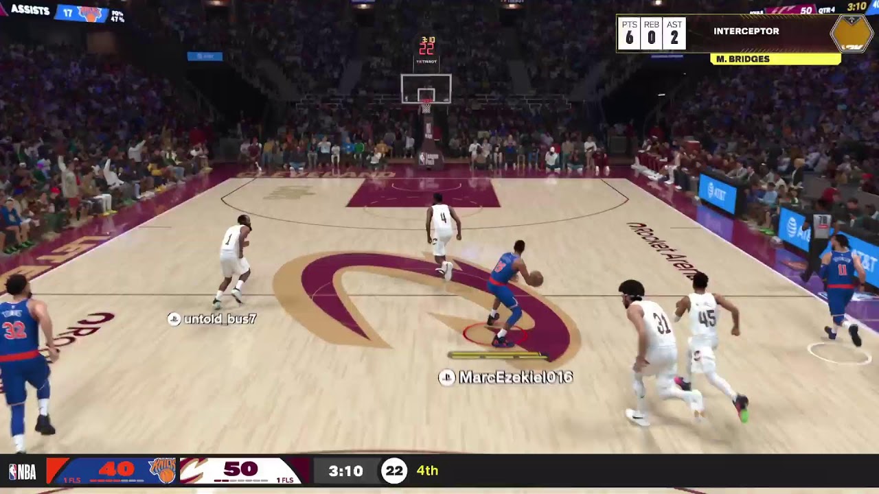 NBA 2K26 NEW YORK VS CLEVELAND