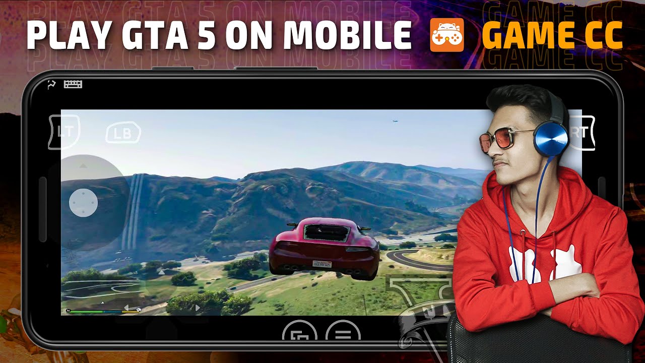 How to Play GTA 5 in Mobile in GameCC | NO LAG GTA 5 CLOUD GAMEPLAY | Game CC $0.20 Free Coupon