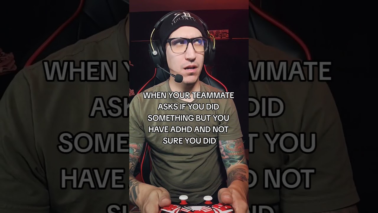 People with ADHD playing video games 