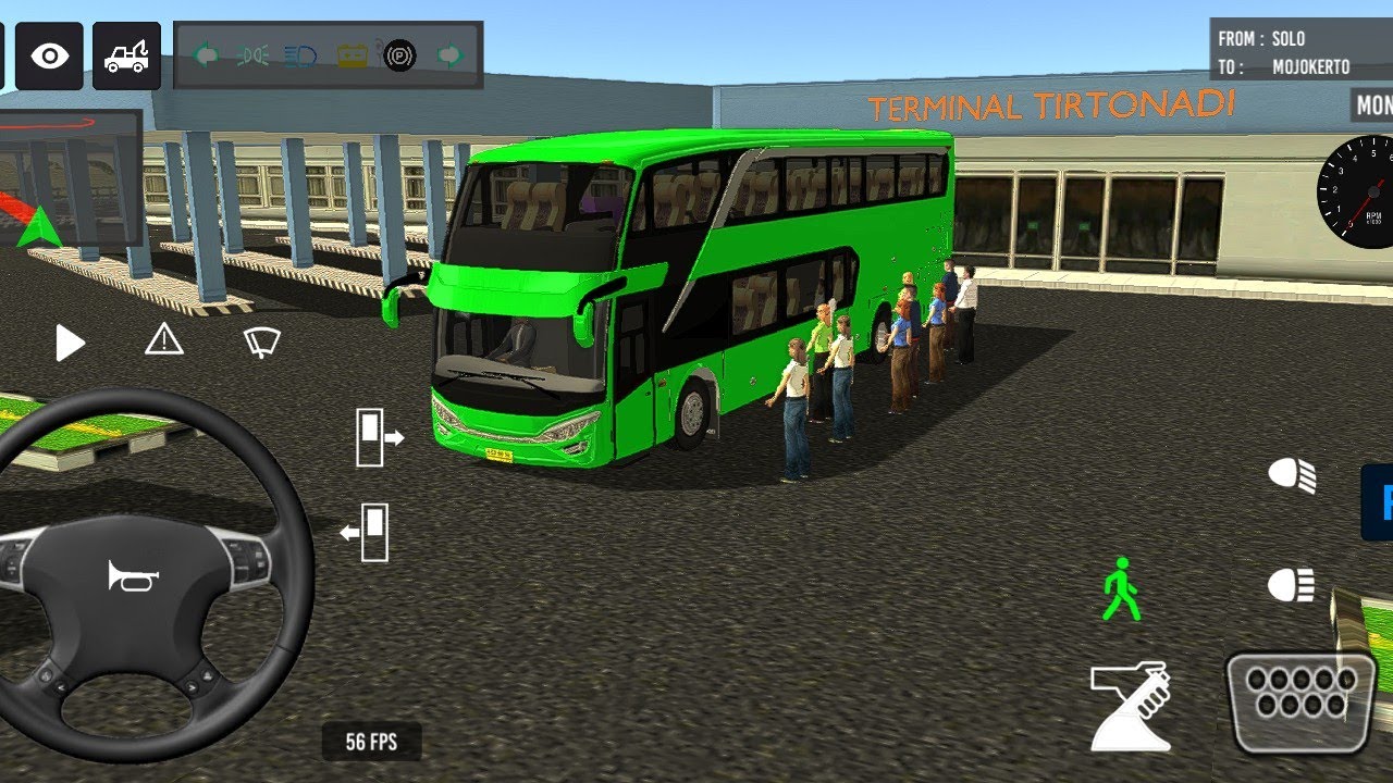 Indonesia Coach bus driving | Euro bus simulator 2025 Android gameplay 