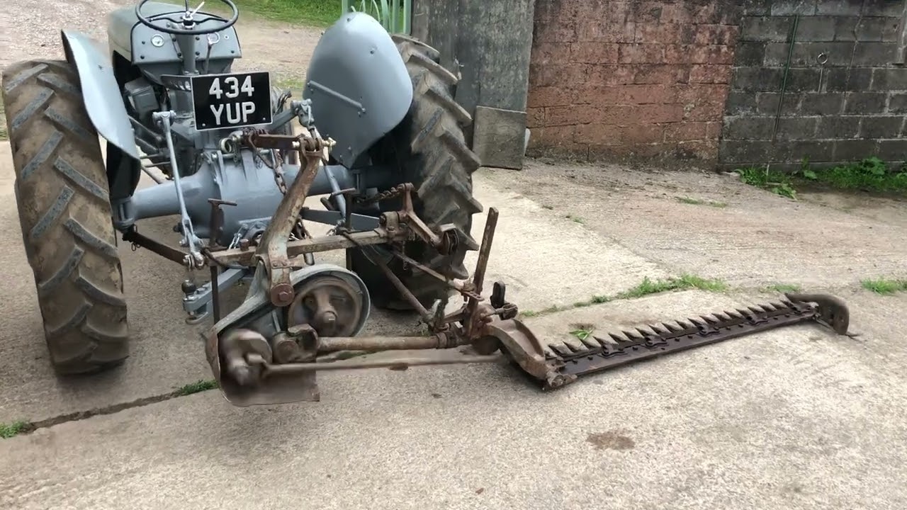 1950 Ferguson TED-20 tractor & Ferguson finger bar mower