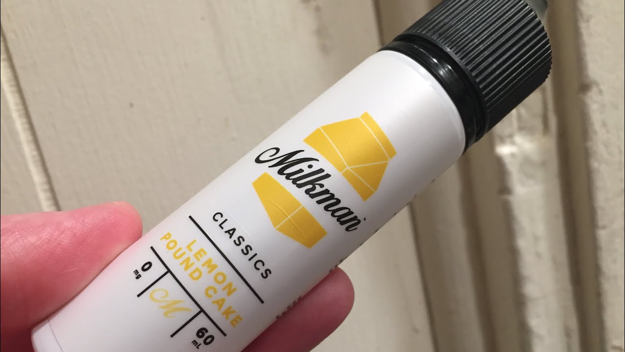 Milkman Lemon Pound Cake! A unicorn by ejuice standards! This is not a test!