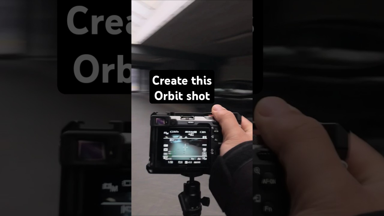 How to create this orbit shot #camera #cameratips #videotips