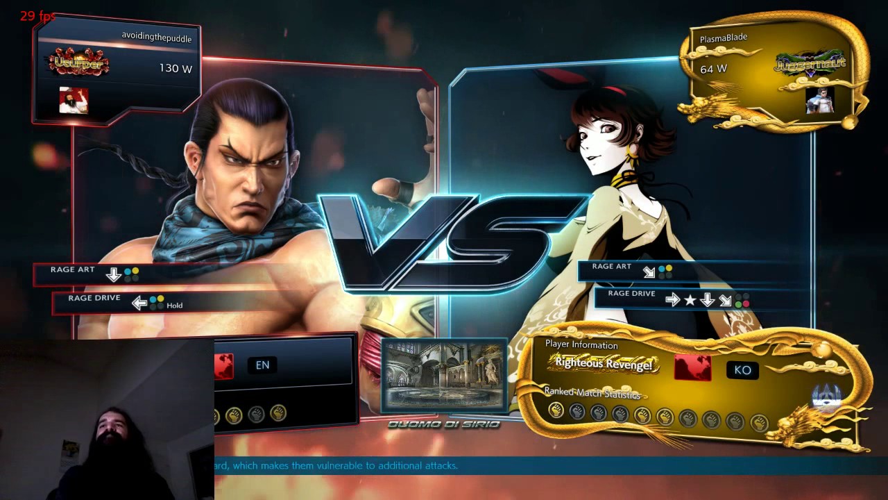 Aris Plays Tekken 7 Ranked - Fighting Your Own Waifu