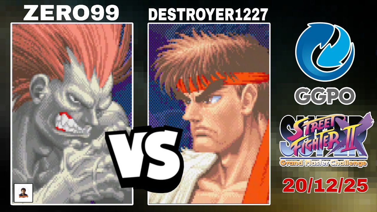 Super Street Fighter II Turbo: Zero99 VS Destroyer1227 | Tournament Match  