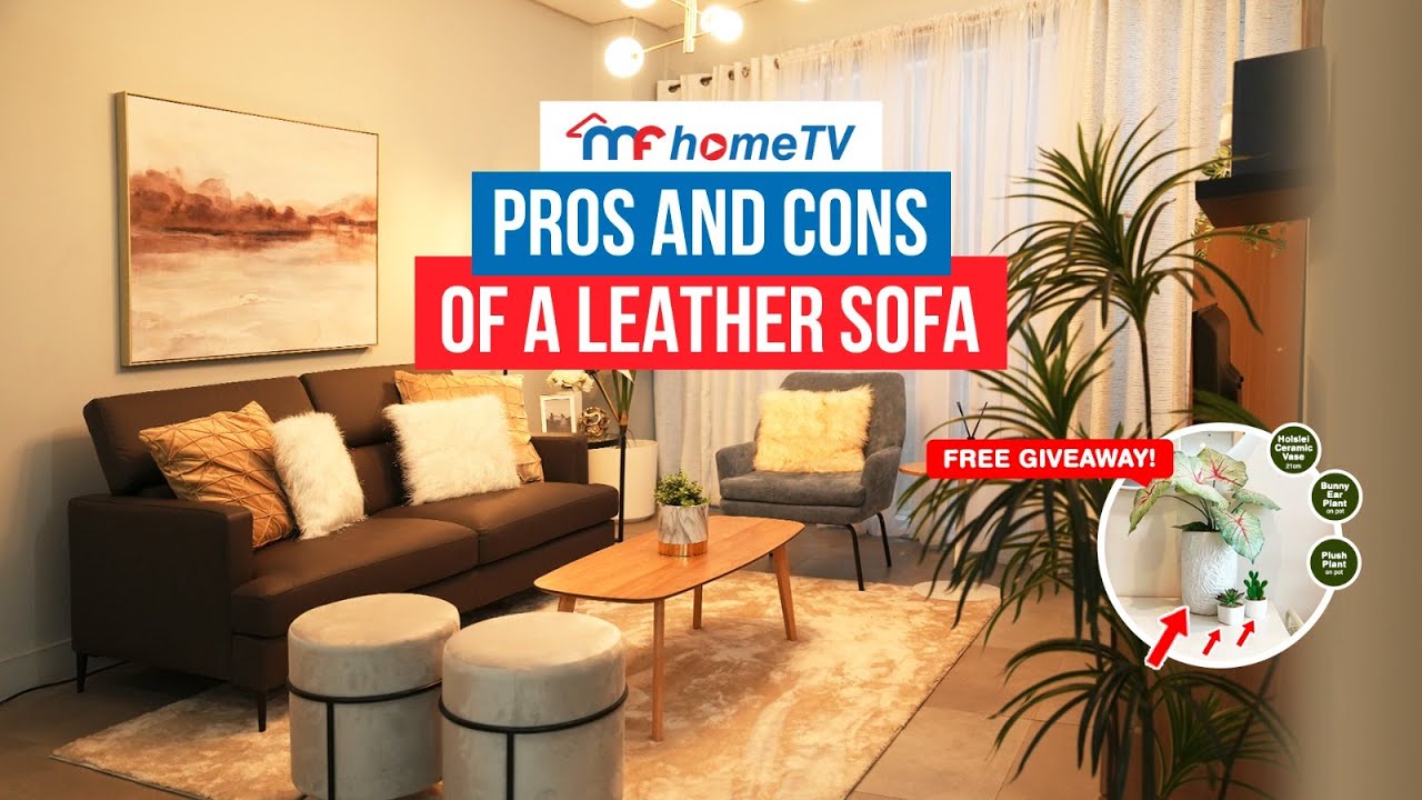 Pros and Cons of a Leather Sofa | Mandaue Foam | MF Home TV