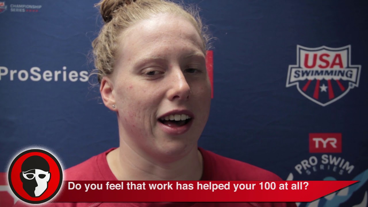 Lilly King on Training: 