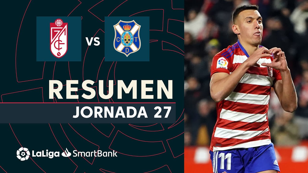 Resumen de Granada CF vs CD Tenerife (2-0)