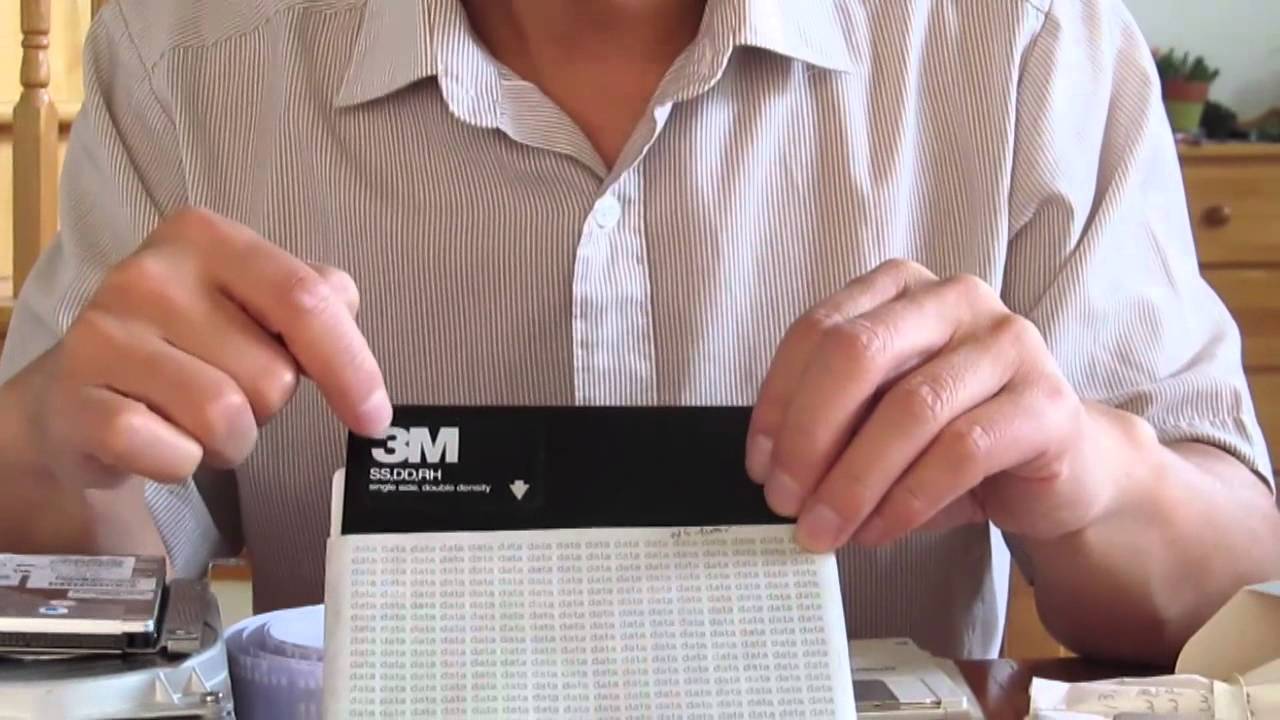 History Of Computer Storage Demo: Hard Disk, Punch Tape, Punch Cards, Floppy Disk, Flush Drive, SSD