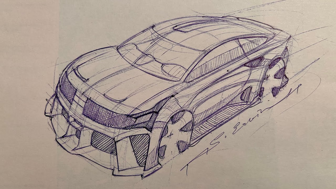 Car concept sketch 