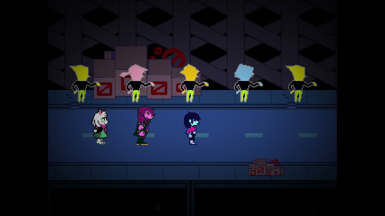 Deltarune OST: Dialtone (slowed) - 1 hour seamless loop with Cyber City ambience and rain