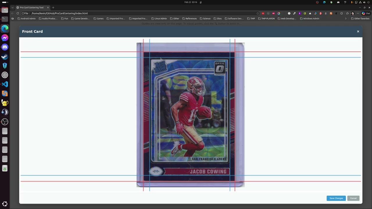 Pro Card Centering Tool