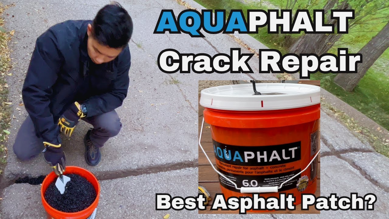 Лучший продукт для ремонта трещин на асфальте? — Обзор Aquaphalt 6.0