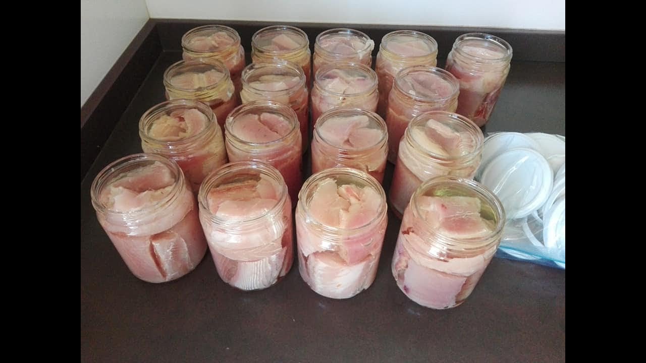 Bonito embotado en crudo