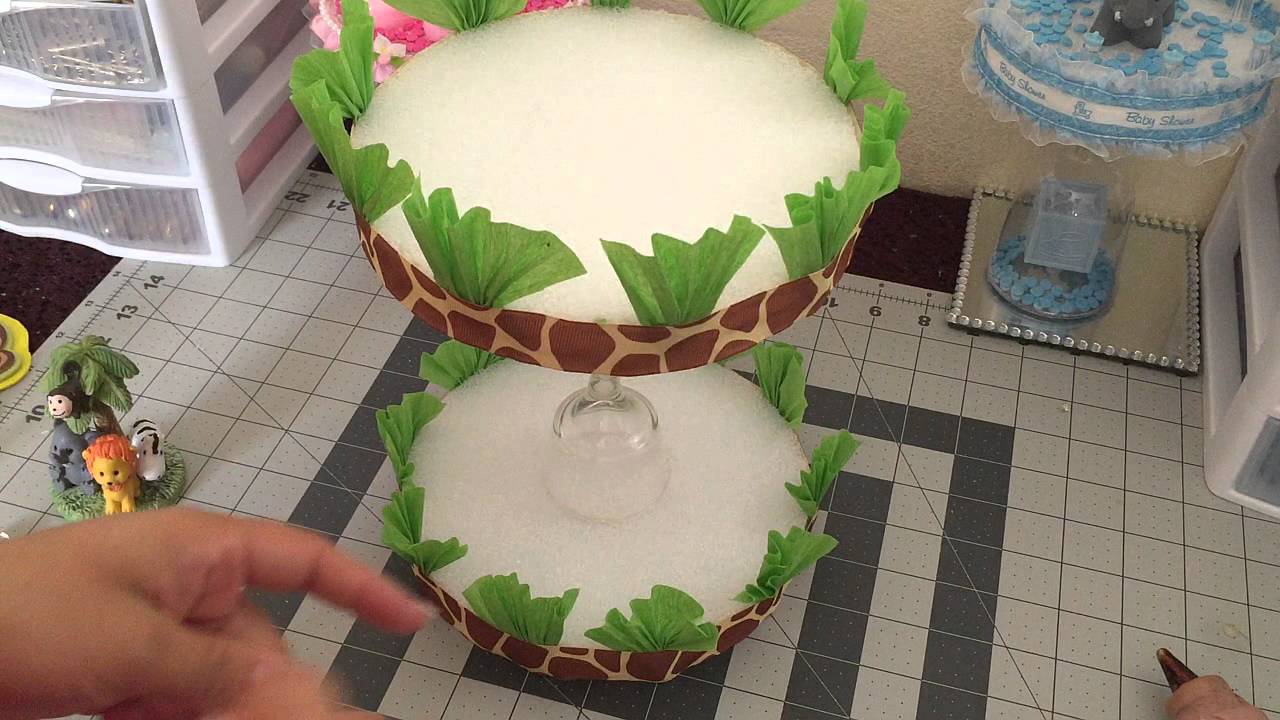 Baby Shower Safari Theme Center Piece (DIY)