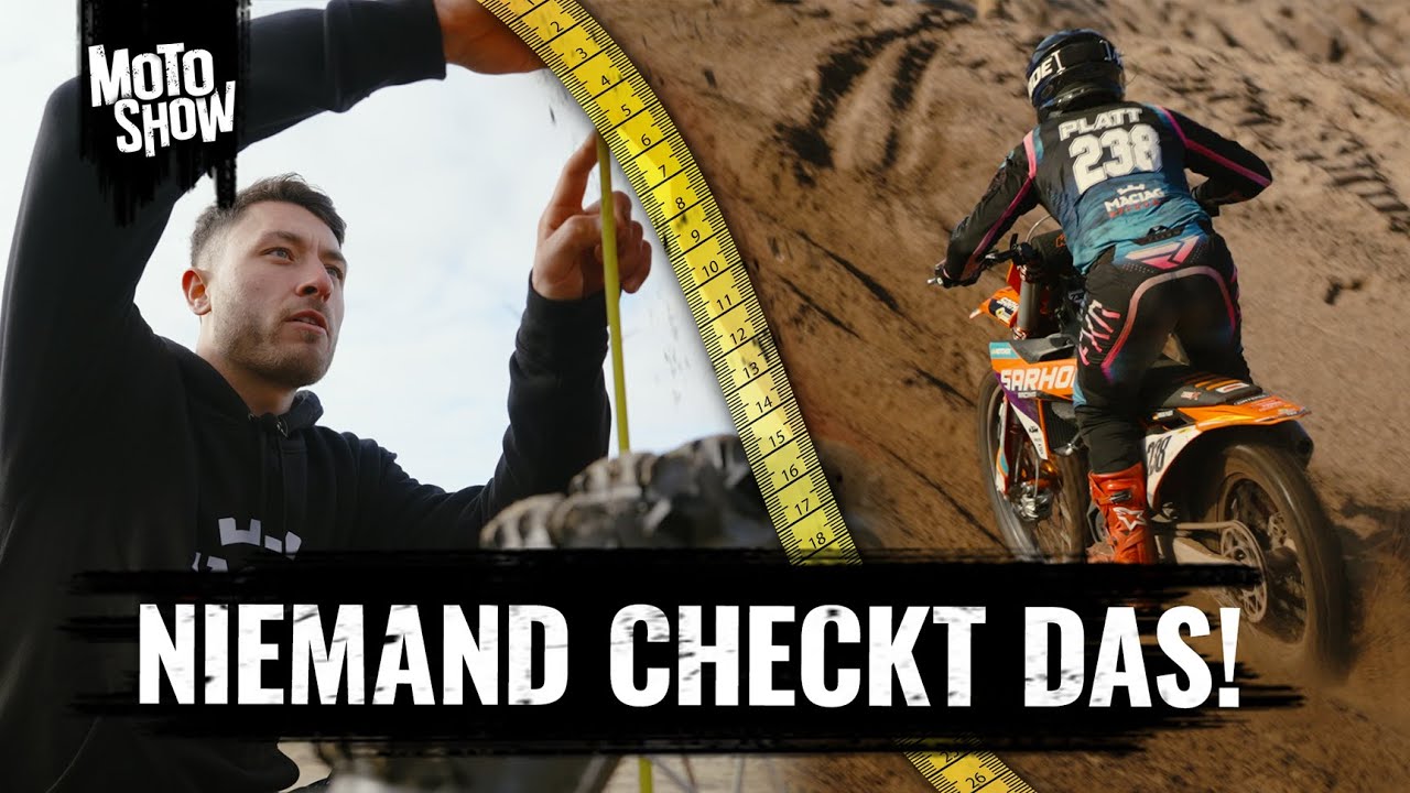 Durchhang richtig einstellen! Der größte Mythos im Motocross | MOTO Show