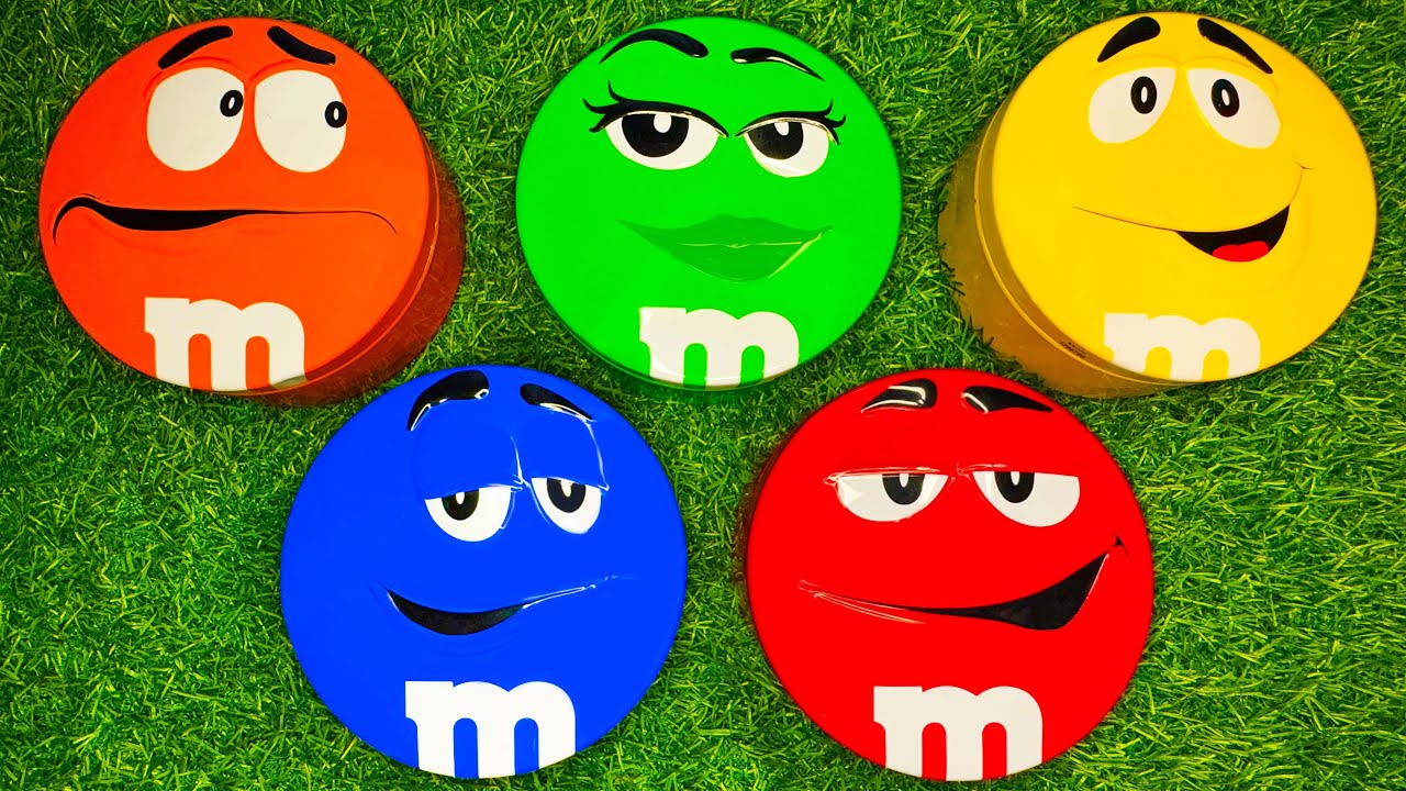 Satisfying Video | Super Unpacking Vibrant Skittles and Yummy M&M'S Candy From Funny Containers ASMR