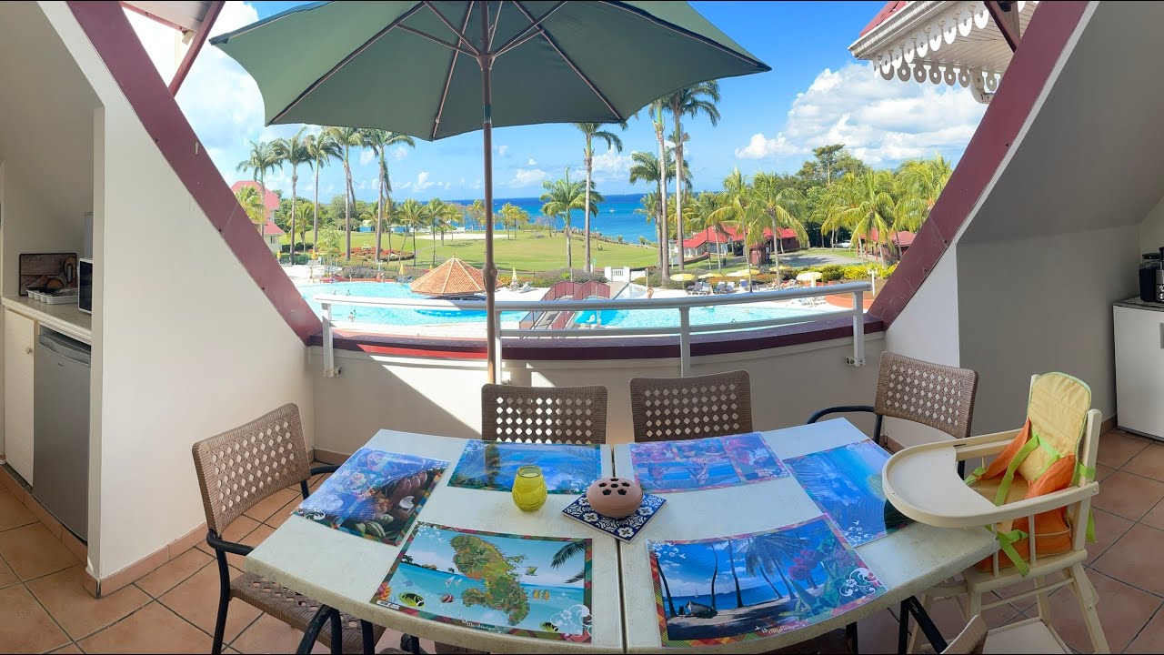Visite de l’appartement Martinique 27 6 personnes vue sur mer Pierre et Vacances Sainte-Luce