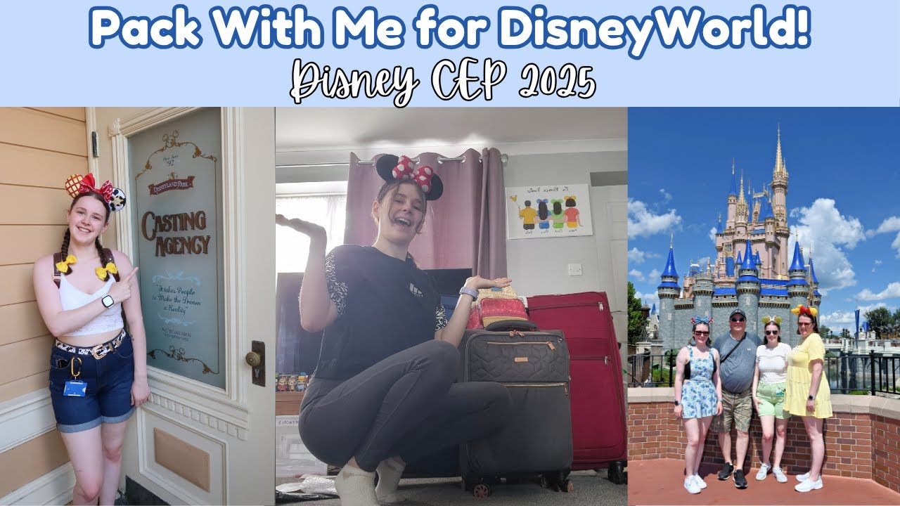 Pack With Me To Move to Disney World! | Disney's Cultural Exchange Program 2025 🐭✨