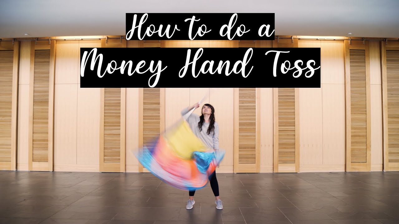 HOW TO DO A MONEY HAND TOSS | Color Guard Academy