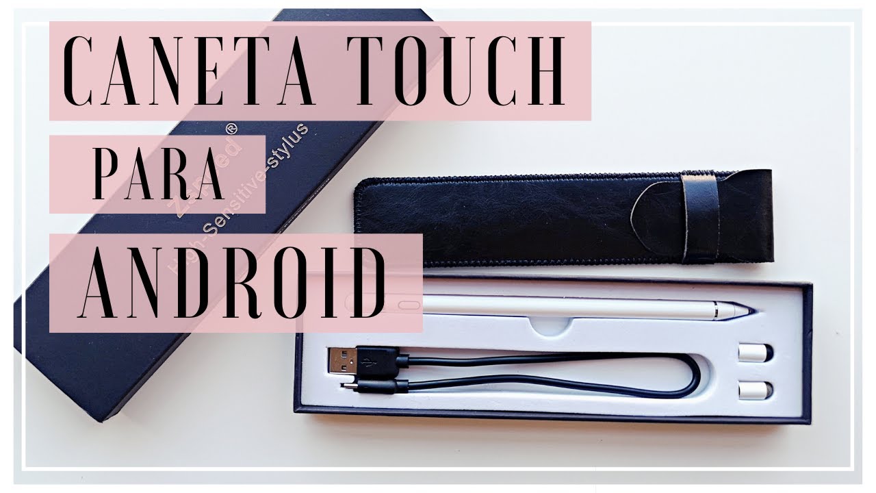 A MELHOR CANETA TOUCH PARA ANDROID com ponta fina!Unboxing e opinião sobre caneta tátil para android