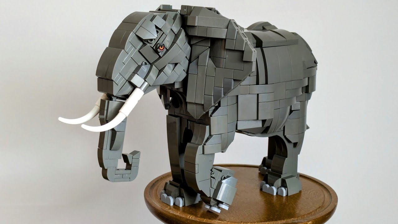 I built BlueBrixx set 107605: Elephant