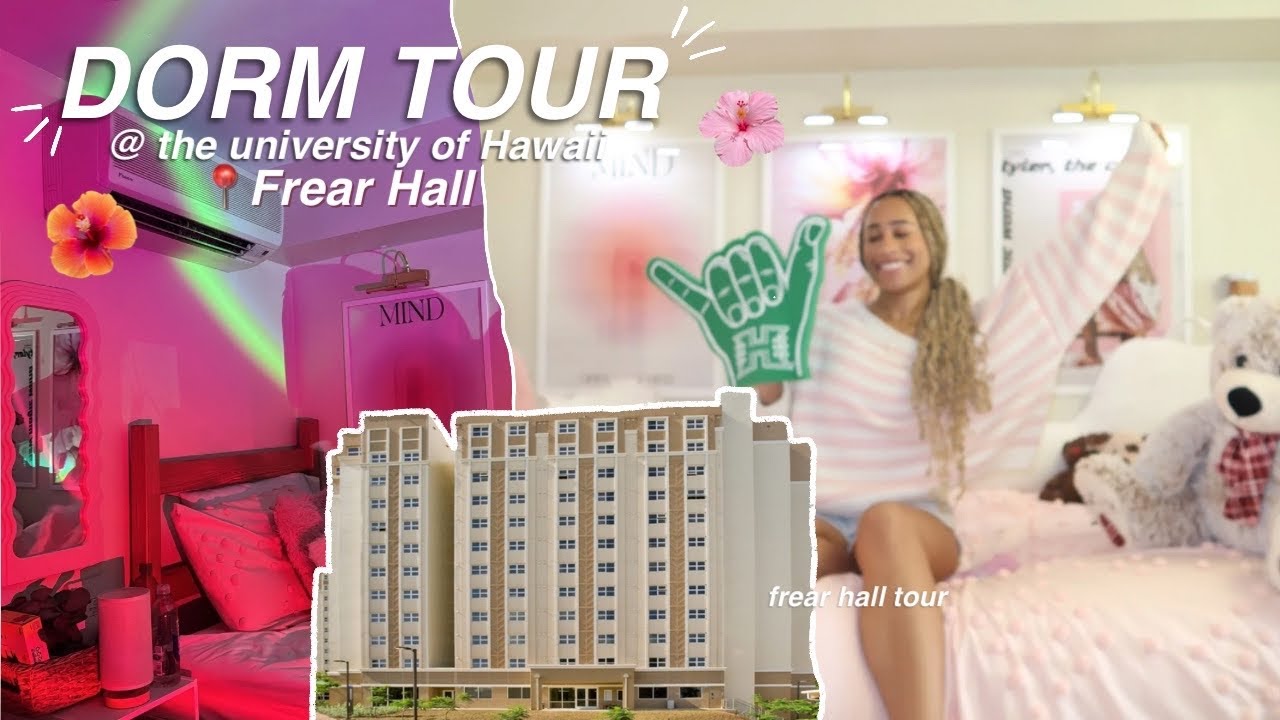 COLLEGE IN HAWAII DIARIES ♡ | Frear Hall Dorm Tour @ the university of Hawaii at Manoa