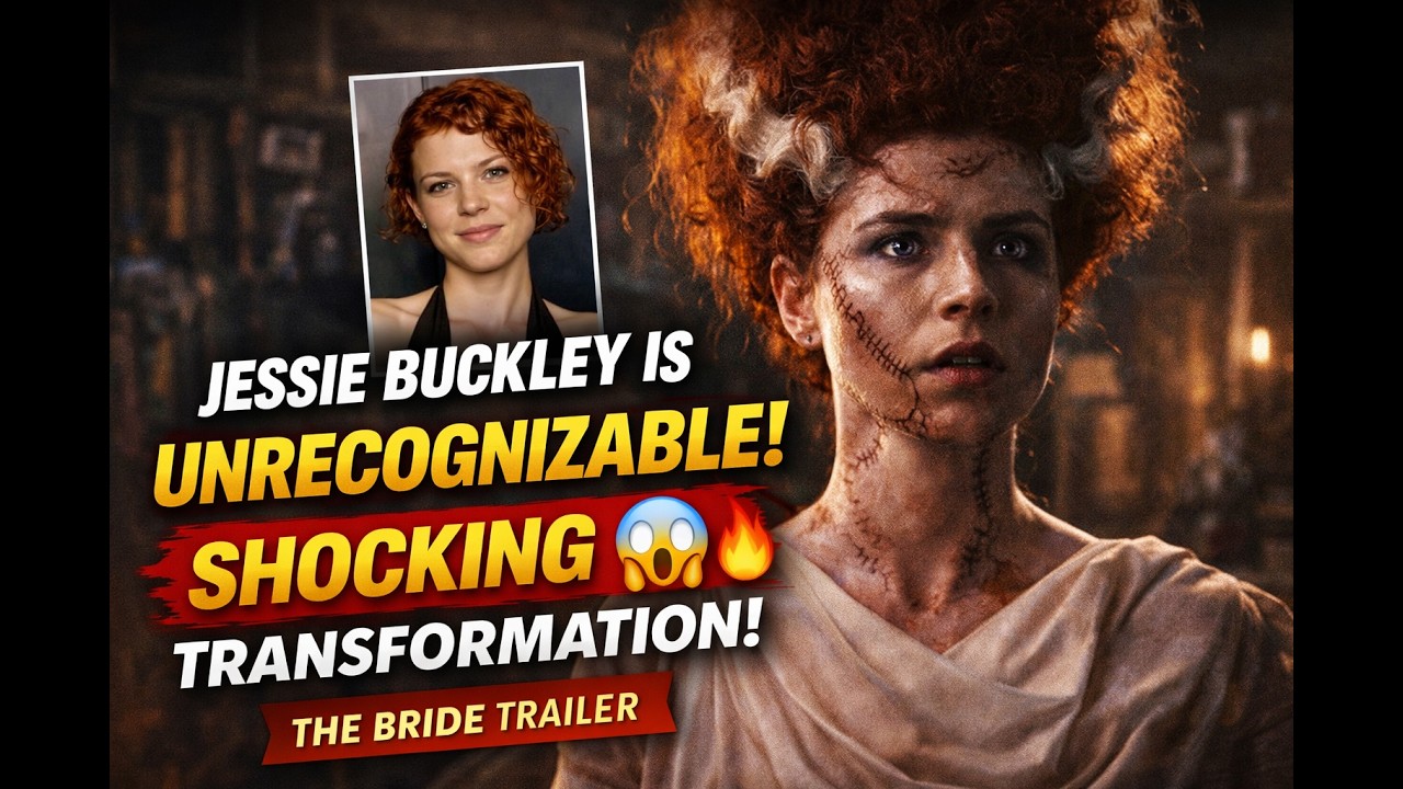 Jessie Buckley Is UNRECOGNIZABLE in The Bride! 😳🔥 The Trailer Everyone’s Talking About