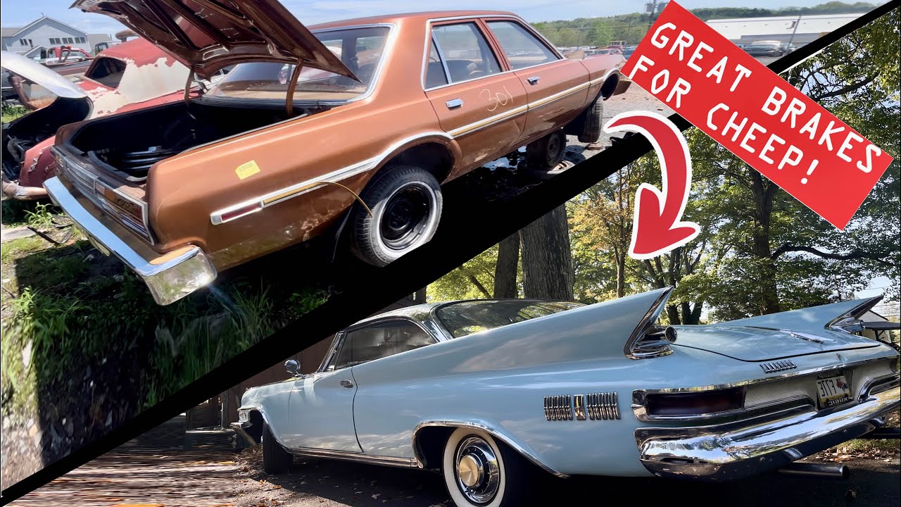 Junkyard Brake Swap! How to Add Modern Dual Circuit Disc Brakes to your Old Car… on a Budget!