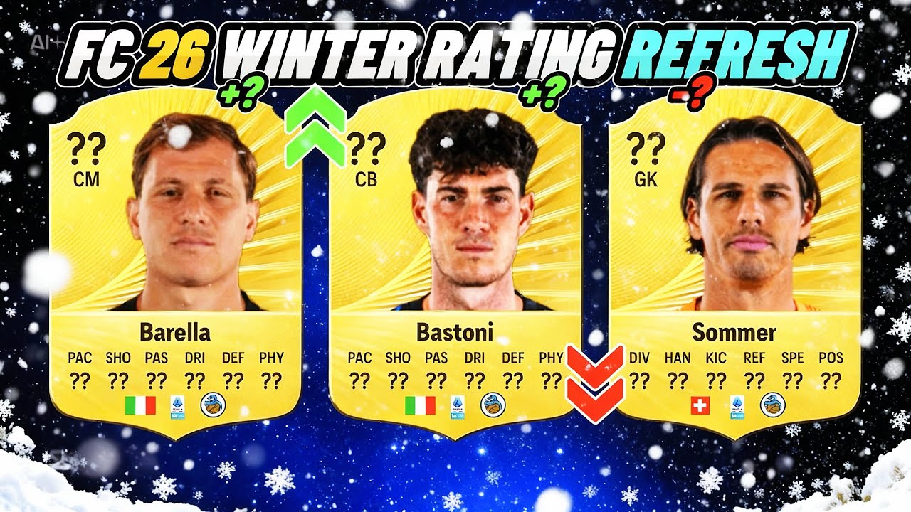 INTER WINTER RATING REFRESH❄️🥶 FT. BASTONI, BARELLA, SOMMER