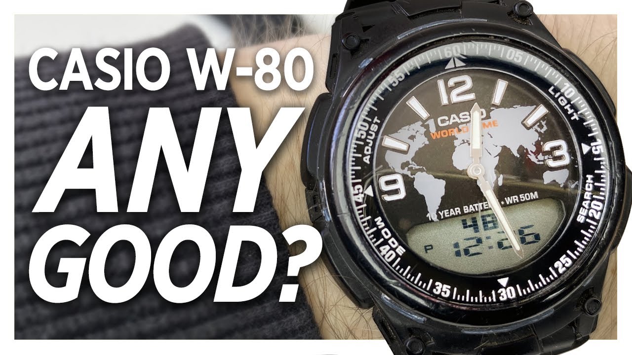 #CASIO AW-80 Analogue Digital Watch - A small Casio that's BIG on features!