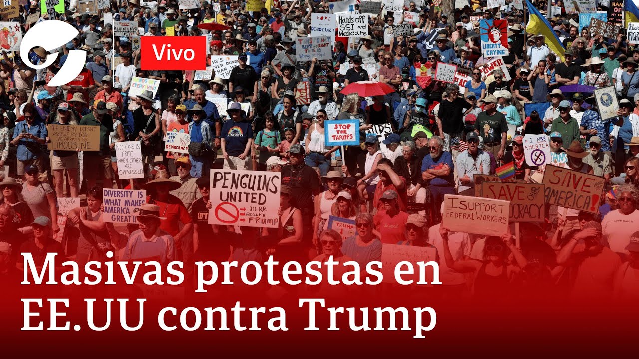 EN VIVO: MASIVAS PROTESTAS CONTRA DONALD TRUMP EN ESTADOS UNIDOS