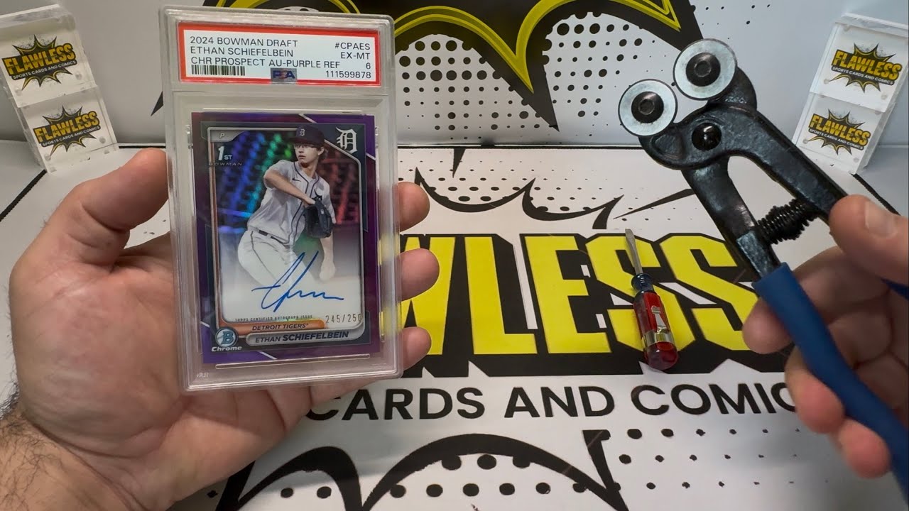 How To - New Psa Slab Soft Plastic Opening With out any Damage to Card  !!