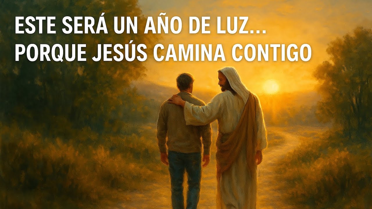Este será un año de luz......porque Jesús camina contigo 