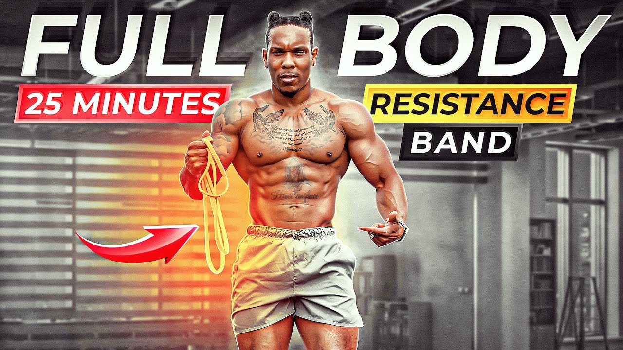 25 MINUTE FULL BODY RESISTANCE BAND WORKOUT