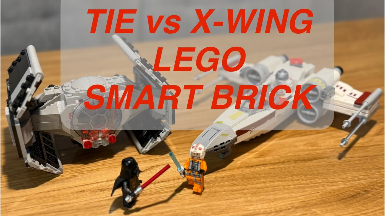 X-WING vs TIE - POR&Oacute;WNANIE - Smart Brick Lego