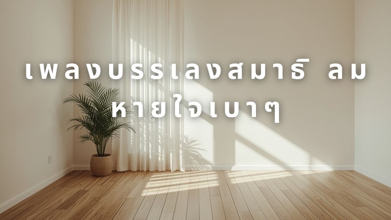 เพลงทำสมาธิระยะยาว [Longplay] | ดนตรีเนิบช้าเพื่อจิตนิ่งและลมหายใจลึก