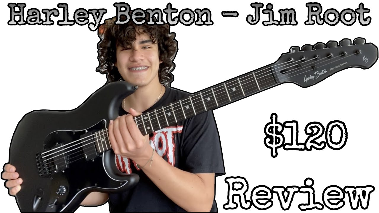 ¿Guitarra de JIM ROOT por $120? - Harley Benton ST-20HH Active SBK (REVIEW)