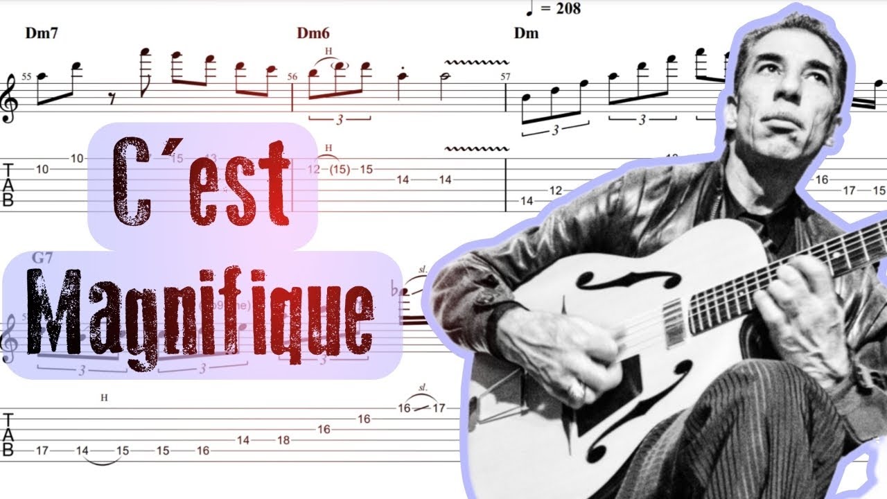 C'est Magnifique | Angelo Debarre [Gypsy Jazz Transcription]