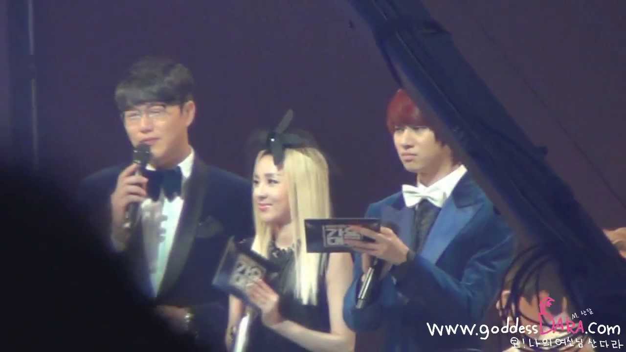 [직캠] 131229 Gayo daejun - MC 2 (DARA ver)