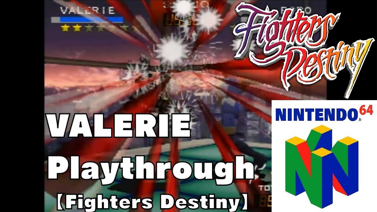 Fighters Destiny (Nintendo 64) - VALERIE Playthrough [Crazy Difficulty]