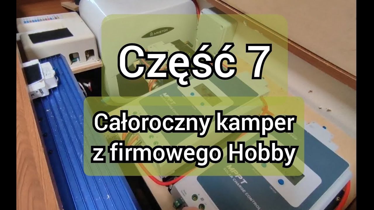Samowystarczalny kamper z Hobby, Cz. 7/7 Montaż lodówki kompresorowej, Webasto i piwnica w kamperze.